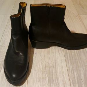 Durango TR820 Low Cut Men's Black Leather Zipper Boot